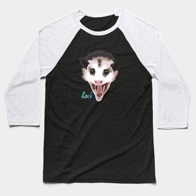 Possum Baseball T-Shirt by ninoladesign